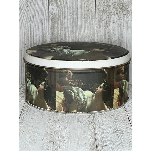 Vintage Renaissance Angel Painting Tin - Picture 2 of 6